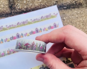 Nastro washi Cottagecore a forma di lumaca