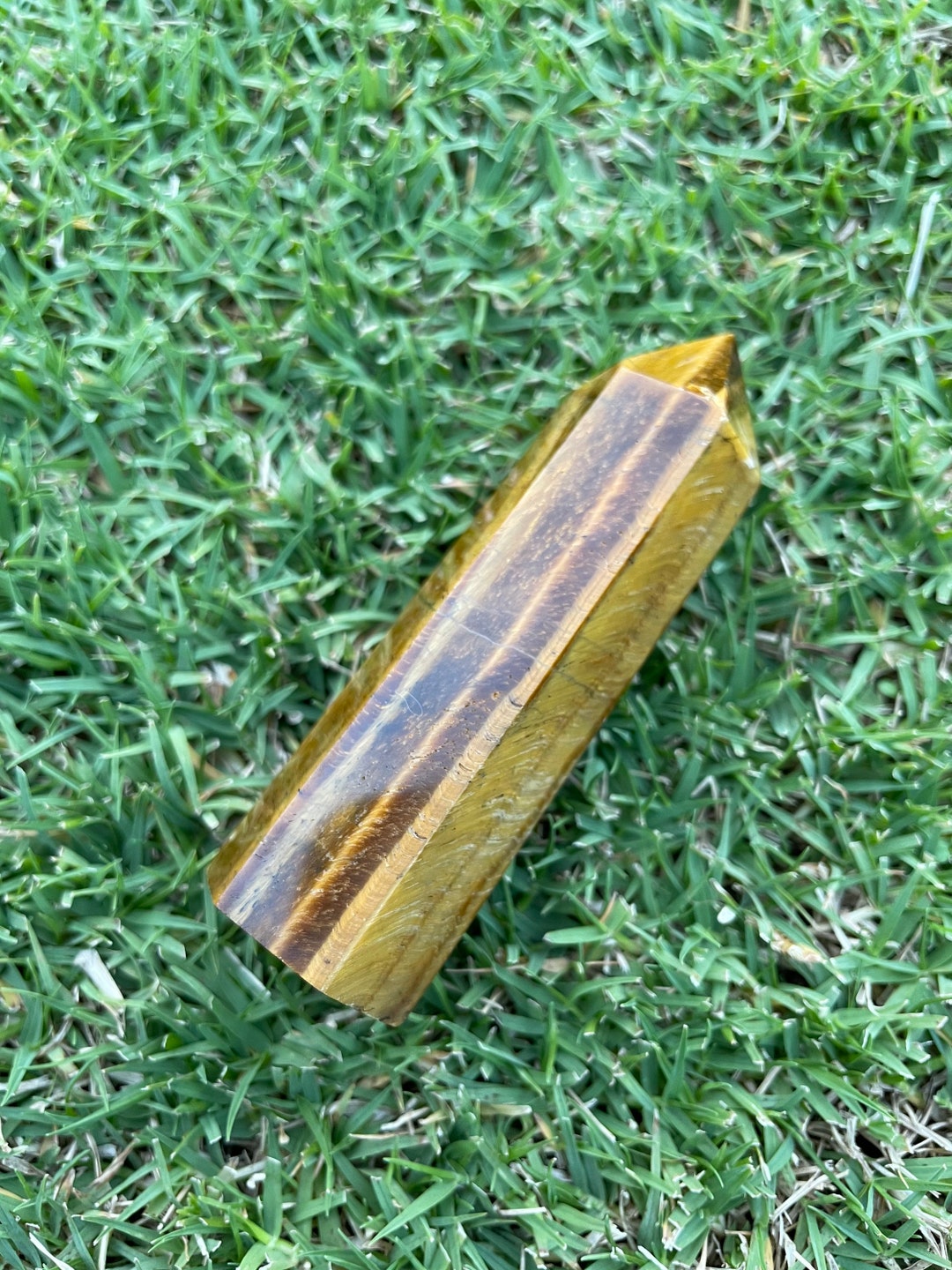 Tigers Eye Crystal Tower - Etsy Australia
