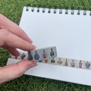 Fita Washi para potes de poção