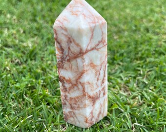 Red Vein Jasper crystal tower