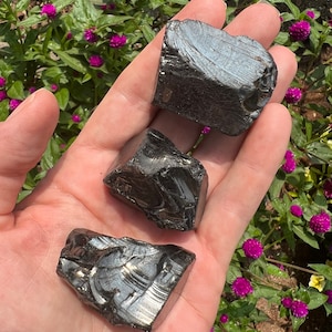 Elite Shungite, Raw Shungite, EMF Protector for Home, Elite Noble Shungite, Elite Shungite Rocks, Elite Shungite Chunks