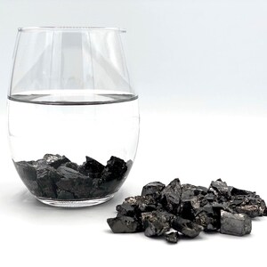 Elite Shungite Raw – EMF Protection Stones for Water Purification, Healing, Energy image 2