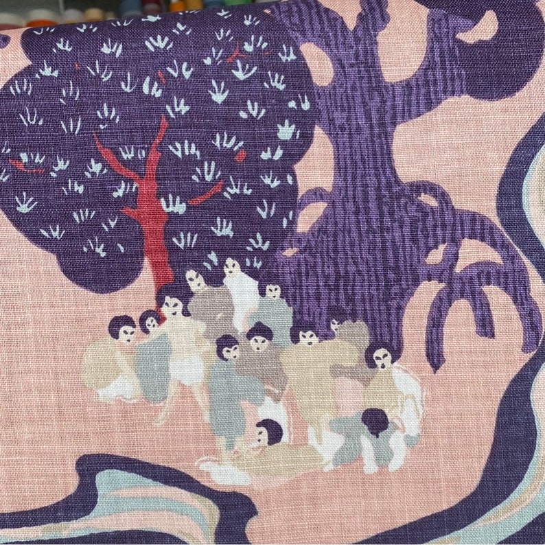 Pearl River Fabric by Schumacher. 100% Linen and Screen-printed ...