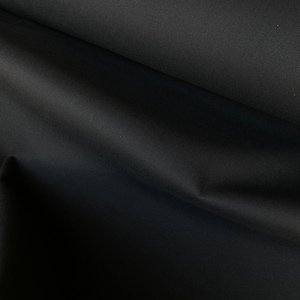 Lona de algodón negra de 8 oz 100 % algodón, 160 cm de ancho, 295 g/m². Para tapizados, cojines y más.
