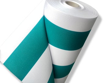 Sunbrella Italian Block Stripe Canvas for Outdoor seating & cushions, outdoor awnings, marine applications and more. 120cm wide.