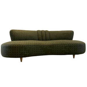 The Kidney Bean Sofa. 50's Style Mid century lounge. image 3