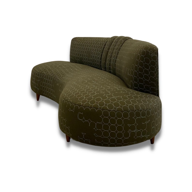 The Kidney Bean Sofa. 50's Style Mid century lounge. image 1