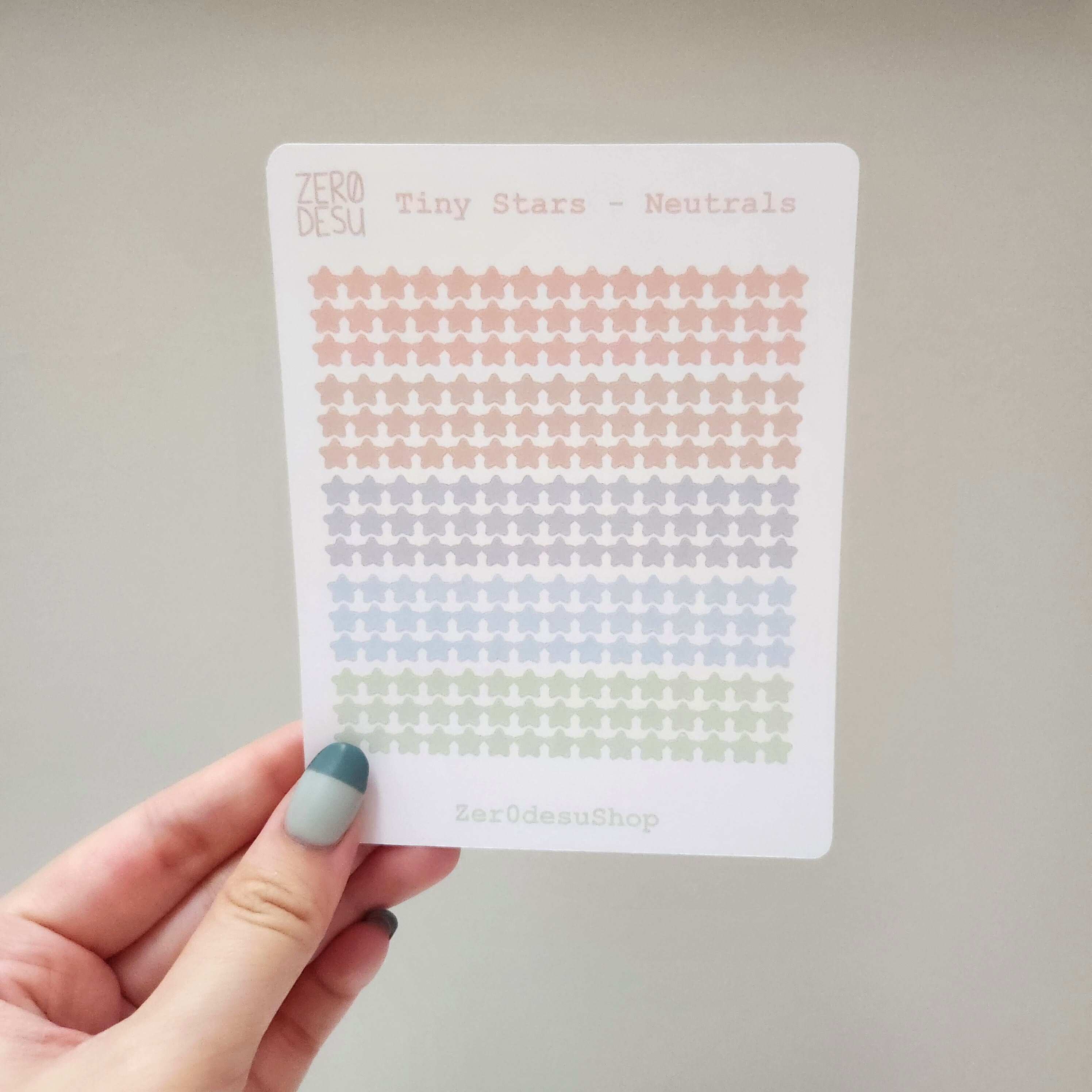 Tiny Star Stickers (5mm) | Matte Deco + Journal + Planner Stickers - Etsy