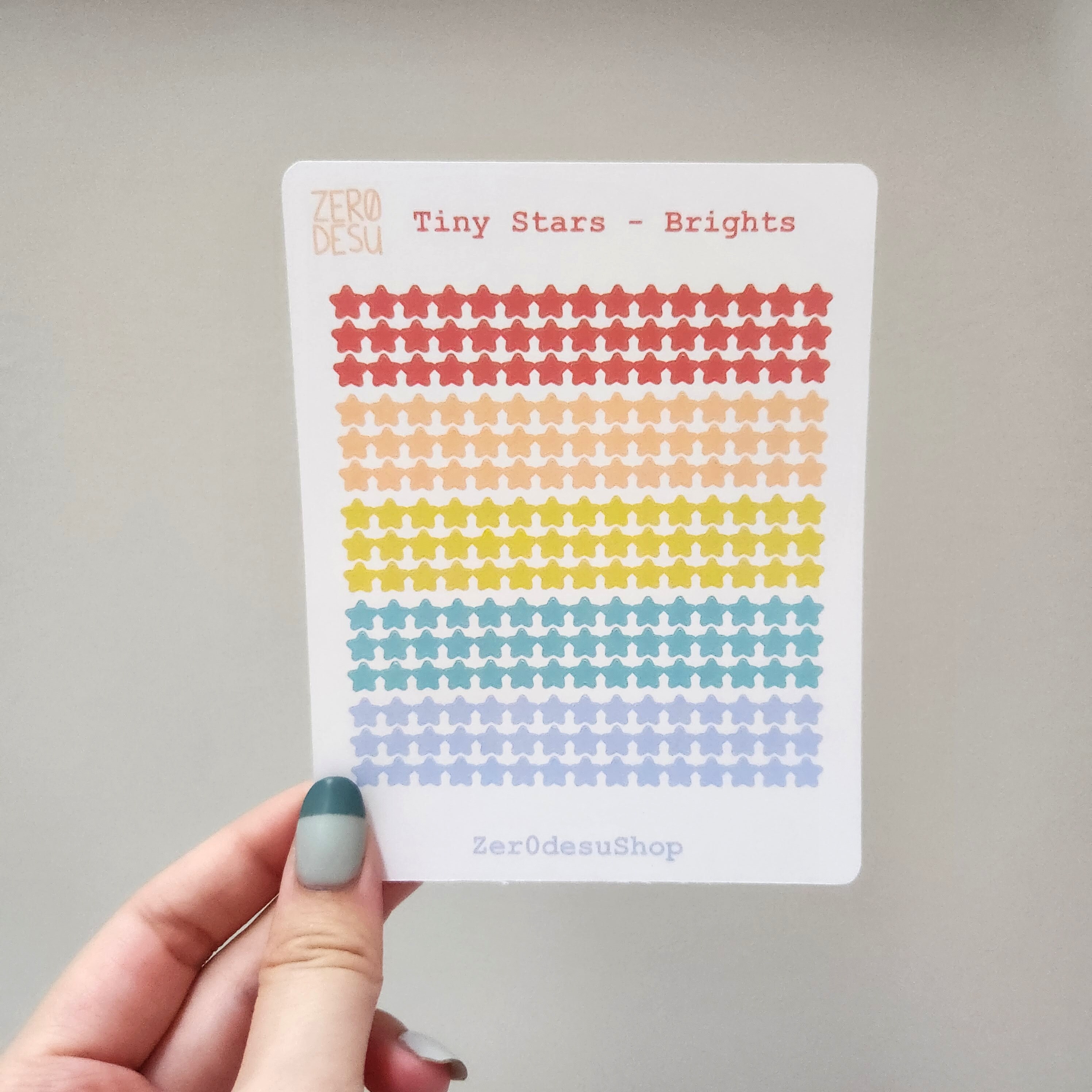 Tiny Star Stickers (5mm) | Matte Deco + Journal + Planner Stickers - Etsy
