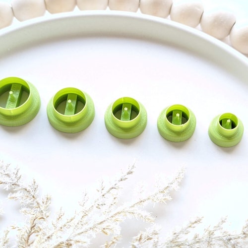 FLAT ROUND BEADS Polymer Clay Cutters Jewelry Making Tools Etsy