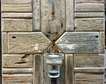 Cross on a panel.Drift,wood,rustic,unique,hand,made,crafted,wall,picture,vase,flower,present,gift,sea,deco,hang,deco,old,odd,cross,oltar.