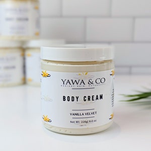 Hydrating Body Cream | Paraben-Free Body Cream | Hand Cream & Body Butter | Moisturizing Body Cream | Foot Cream - Vanilla Velvet