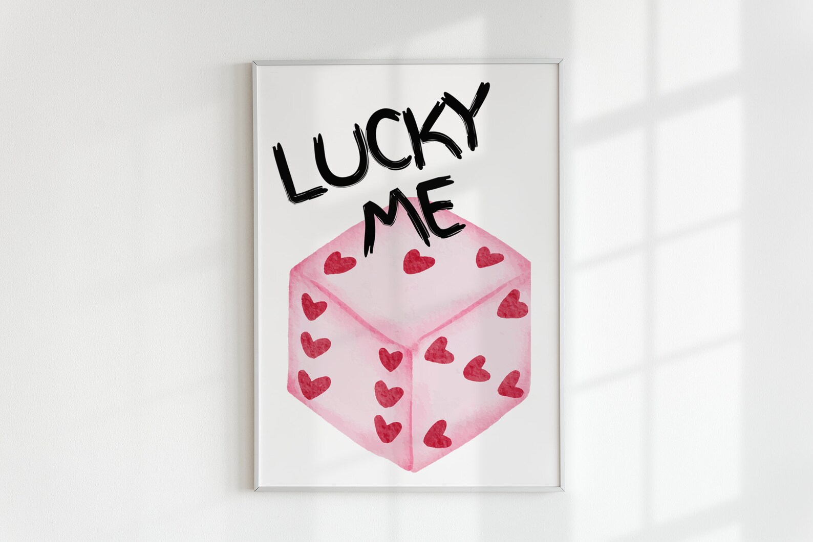 Set of 3 Lucky Prints | Trendy Retro Wall Art | Lucky Girl Wall Art ...