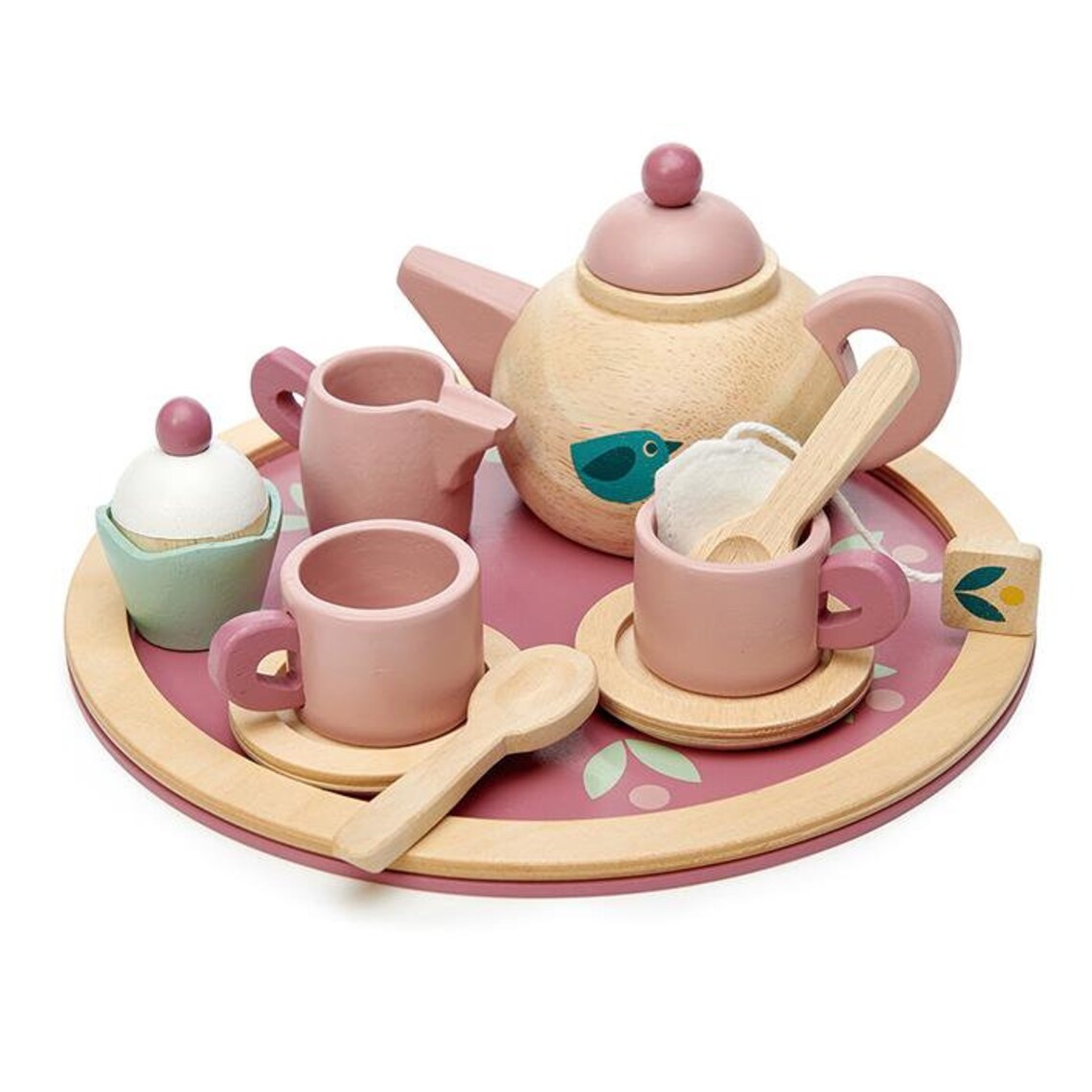 Wooden Tea Set UK Kids Tea Set Toy Tea Set Wood Tea Set Etsy