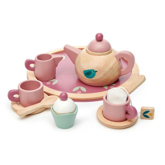 Wooden Tea Set UK Kids Tea Set Toy Tea Set Toddler Tea Set Etsy