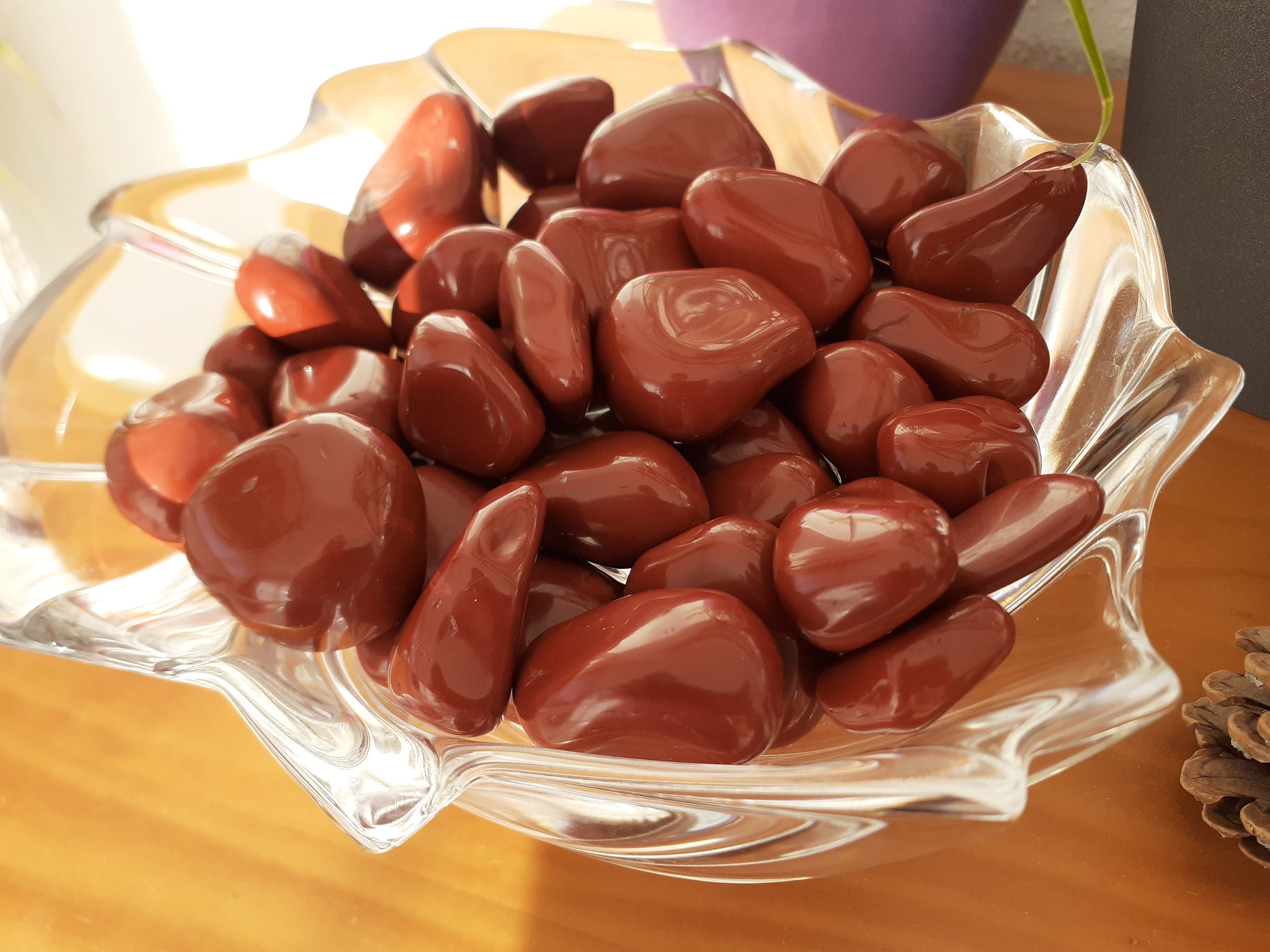 Pierre Roulée Jaspe Rouge