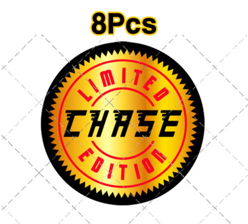 Chase Limited Edition Funko Stickers 1x1 - Etsy