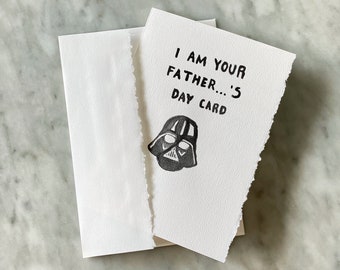 Star Wars Father’s Day Card | Darth Vader | I am Your Father…’s Day Card | Dad Jokes | Star Wars Pun | Watercolour Greeting Card | For Dad |
