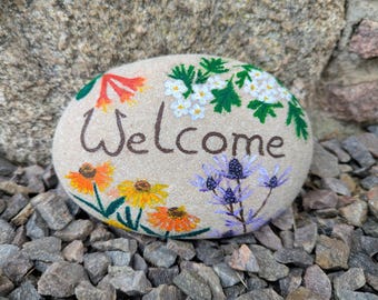 Painted Stones, Welcome Stones, Welcome Stone, Painted Stone, Painted rock, Welcome Rock, Painted Rocks