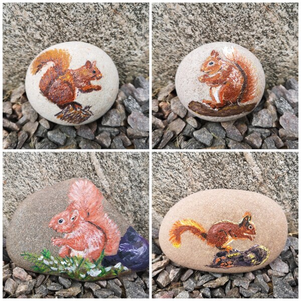 Hanukkah painted rocks