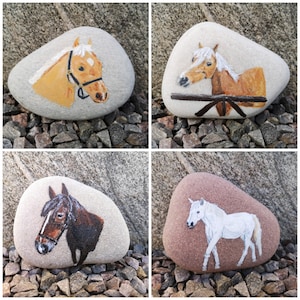 Painted Stones, Painted Horse Stones, Painted Rocks, Painted Horse Rocks, Painted Horses, Equestrian, Horses