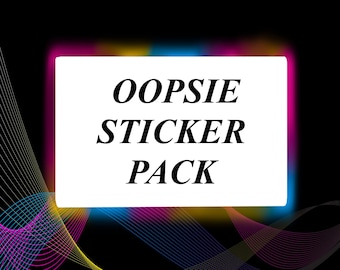 Oopsie Mystery Bag Stickers | Surprise Discount Vinyl Stickers and Sticker Sheets | Oopsie Mystery Stickers | Grab bags | Cute Stickers