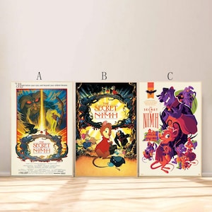 The Secret Of Nimh Movie Poster For Living Room Bedroom Decor (Frame is not included!!)