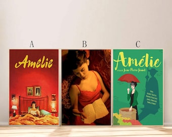 Amelie Movie Poster For Living Room Bedroom Decor (Frame is not included!!)
