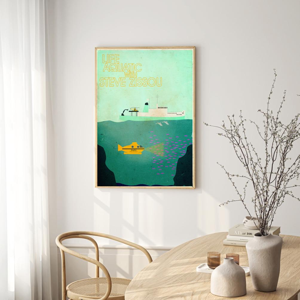 ライフ・アクアティック with スティーブ・ズィスー 映画ポスター