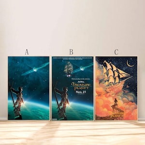 Treasure Planet Movie Poster For Living Room Bedroom Decor (Frame is not included!!)