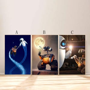 Wall E Movie Poster für Wohnzimmer Schlafzimmer Dekor (Rahmen ist nicht enthalten !!)