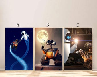 Wall E Movie Poster For Living Room Bedroom Decor (Frame is not included!!)