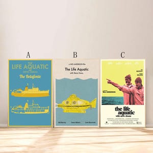 The Life Aquatic with Steve Zissou Movie Poster Canvas Art