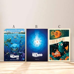 Finding Nemo Movie Poster For Living Room Bedroom Decor (Frame is not included!!)