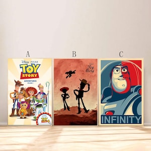 Toy Story Movie Poster für Wohnzimmer Schlafzimmer Dekor (Rahmen ist nicht enthalten!!)