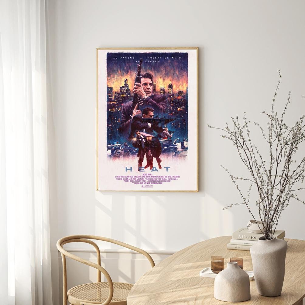 Poster Du Film Heat (19) - Art Mural Décoratif Sur Toile Pour Chambre à Coucher - 60 X 90 Cm