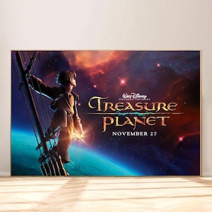 Treasure Planet Movie Poster For Living Room Bedroom Decor (Frame is not included!!)