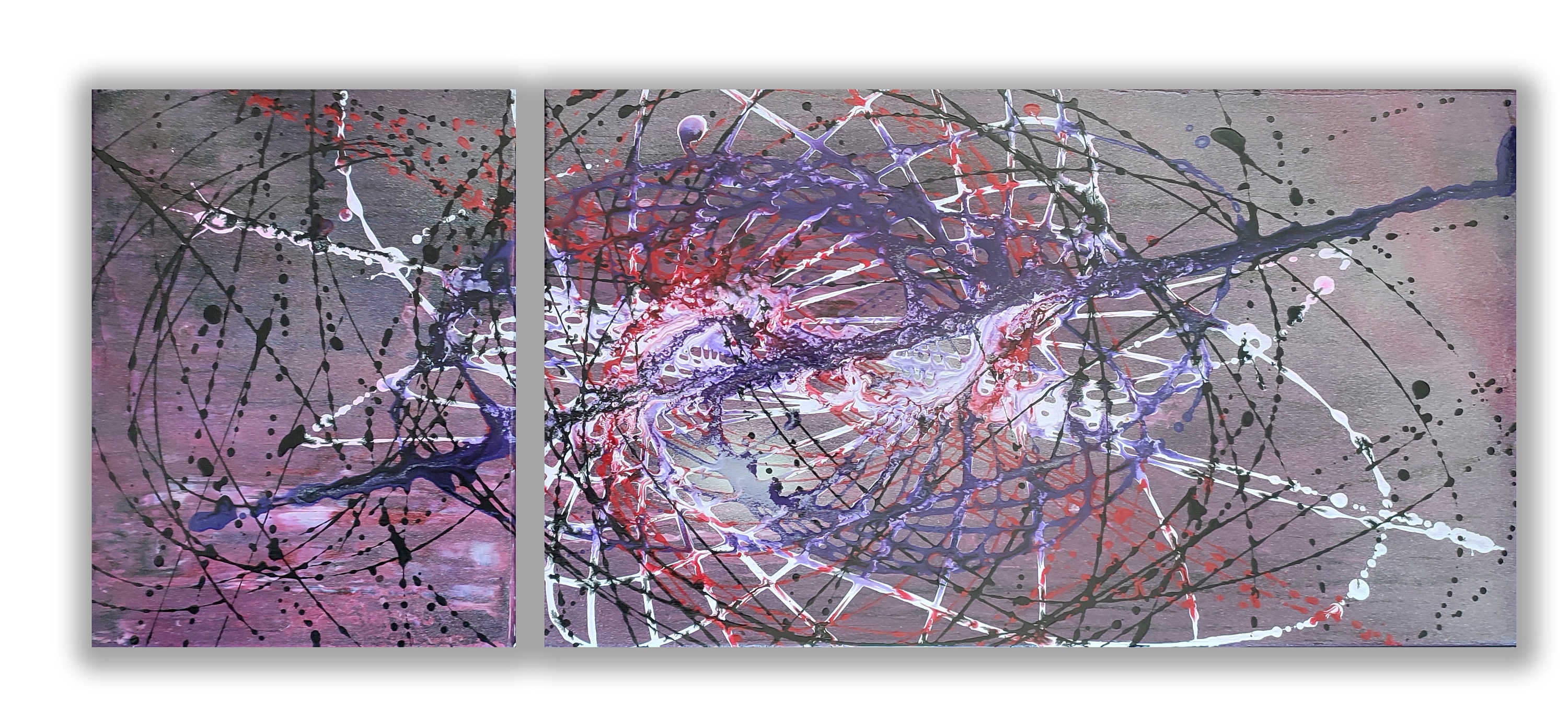 Toiles Originales Diptyque Pendulaire