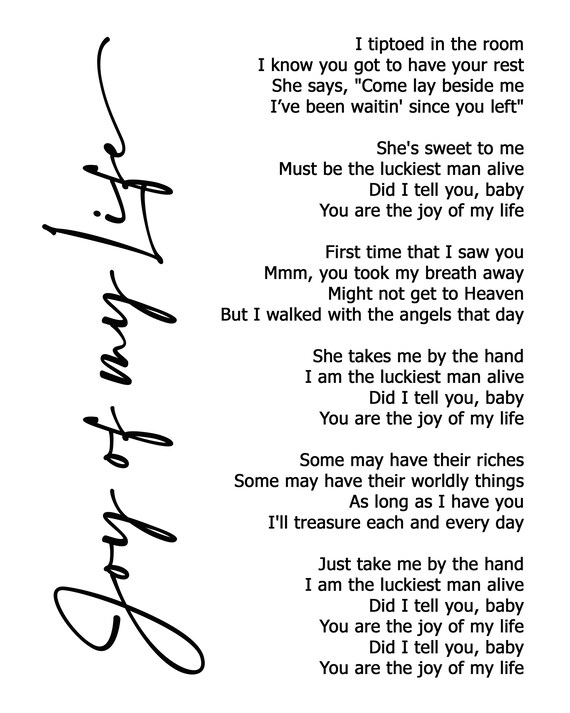 joy of my life chris stapleton