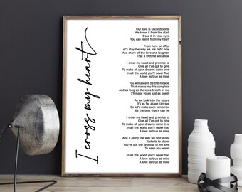 Cross My Heart - Etsy