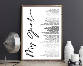 My girl song with lyrics