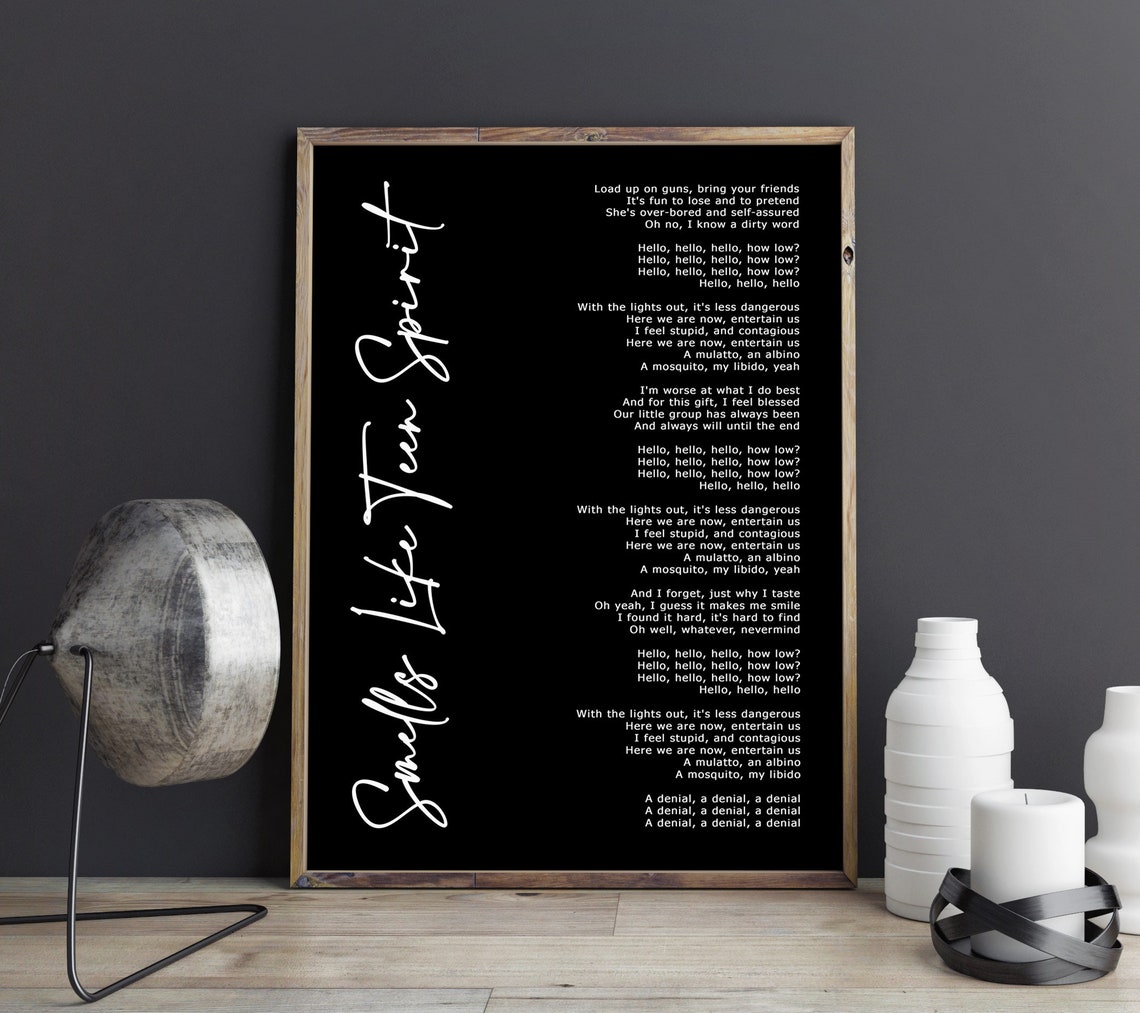 Smells Like Teen Spirit Lyrics Deutsch