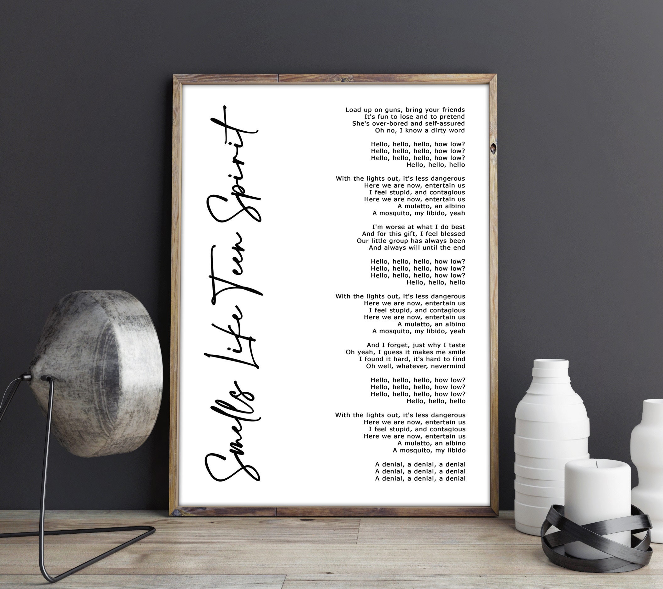 Smells Like Teen Spirit Lyrics Deutsch