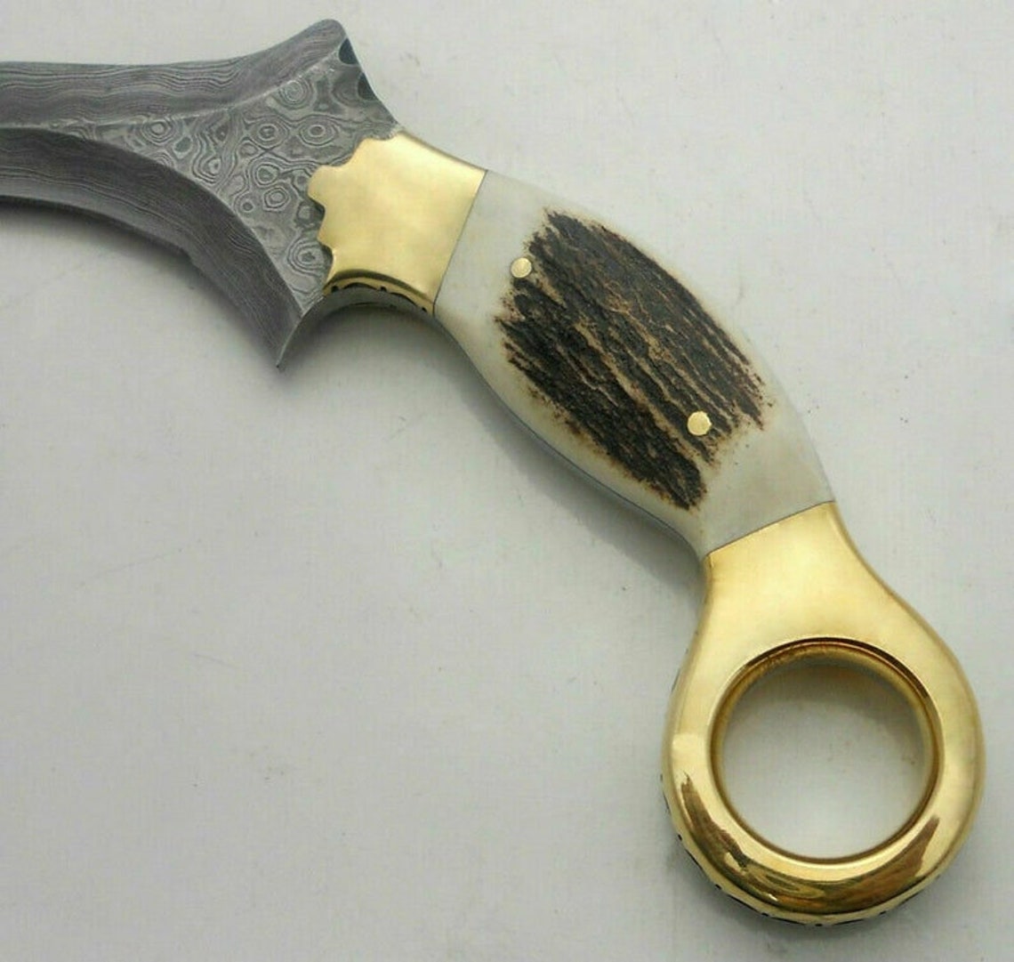 Tactical Karambit Knife, Damascus Karambit Knife, Handmade Damascus