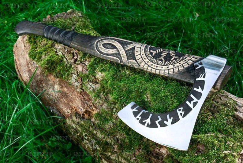 Viking Axe Handmade High Carbon Camping Axe Gift for Him Etsy
