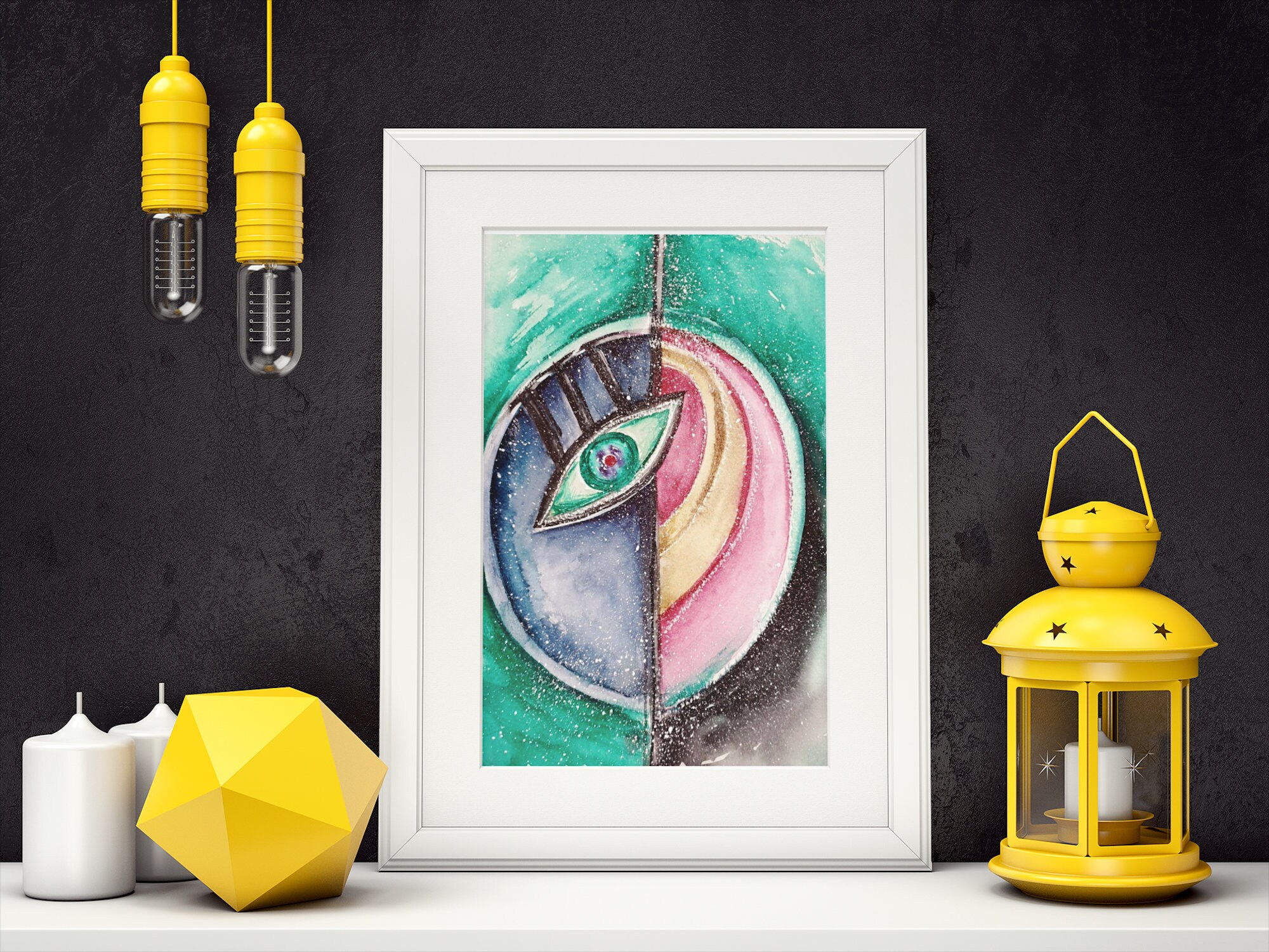 Eye Wall Art Print Modern Art Eye Modern Print Minimalist Etsy UK