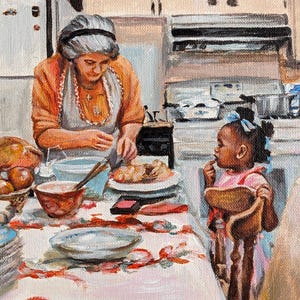 Custom Family Oil Painting from Photo: Personalized Portrait Art on Canvas