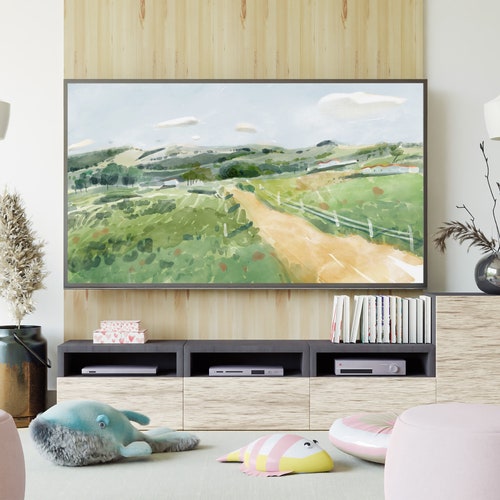 Samsung Frame TV Art Spring Landscape Painting DIGITAL - Etsy