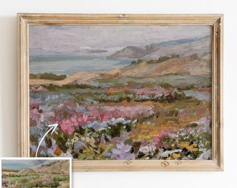 Dipinto ad olio personalizzato da foto, immagine di paesaggio su tela, foto su tela, commissione d'arte, regalo personalizzato e di nozze