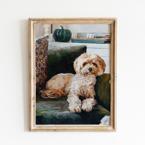 Custom pet portrait, dog oil painting from photo, Original oil painting on canvas, dog remembrance gift, personalised gift, art commission